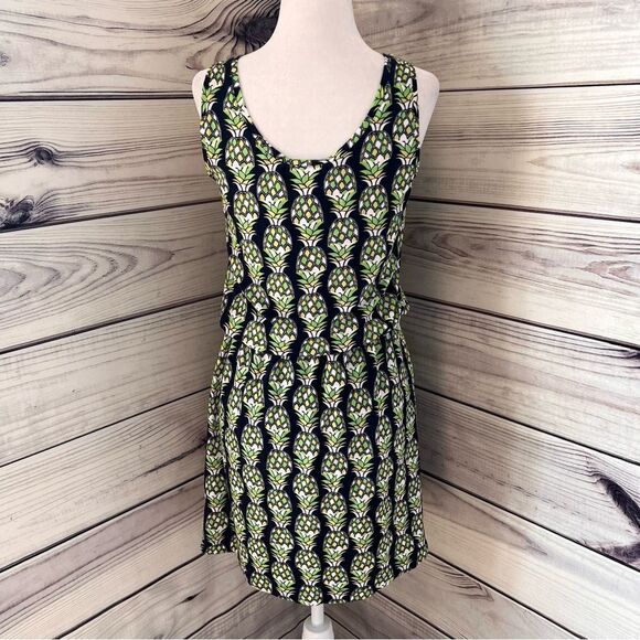 Banana Republic Navy Pineapple Printed Tank Summer Dress - Picture 3 of 6